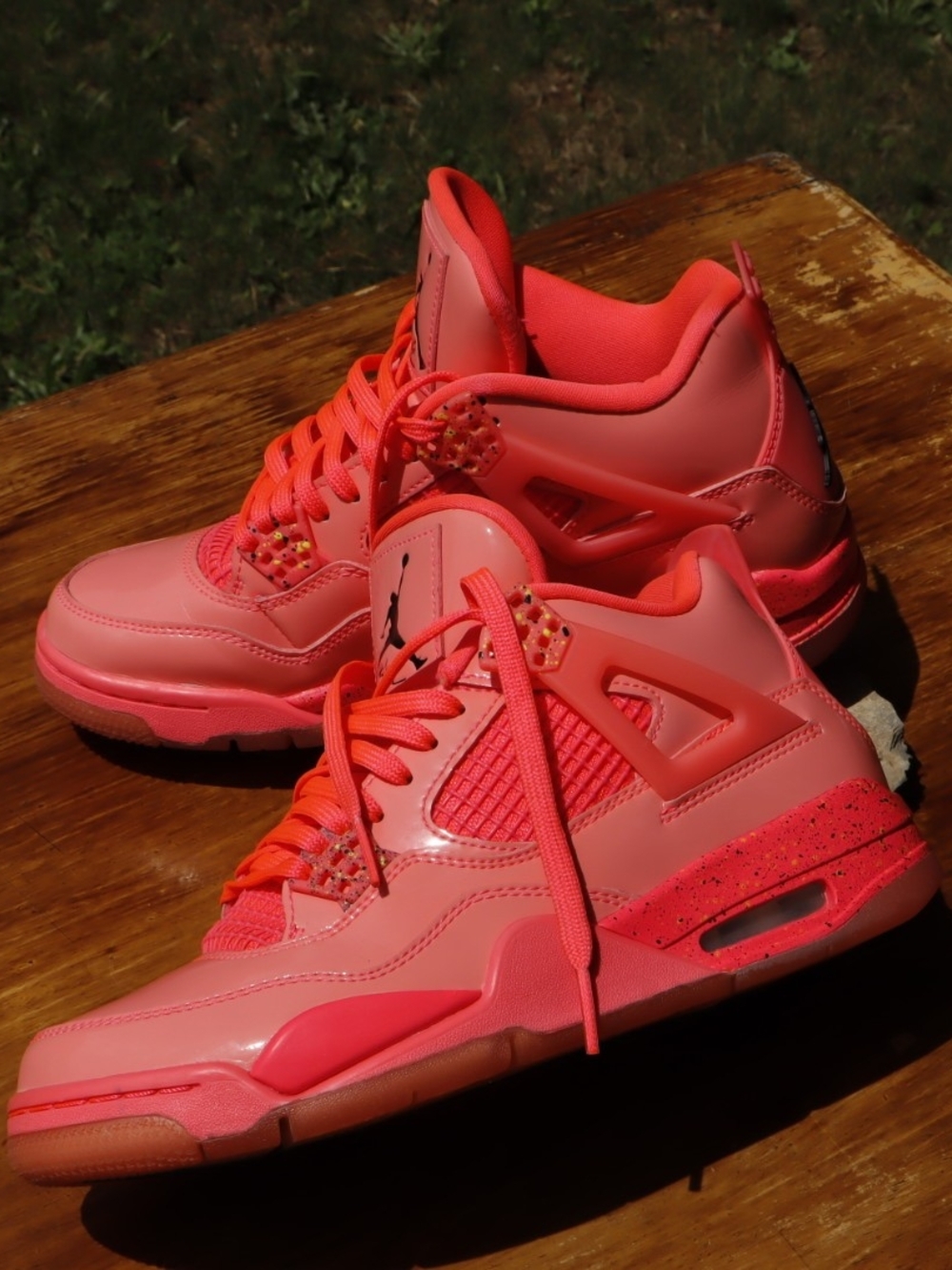 Jordan 4 Retro Hot Punch Pink Shoe W7.5